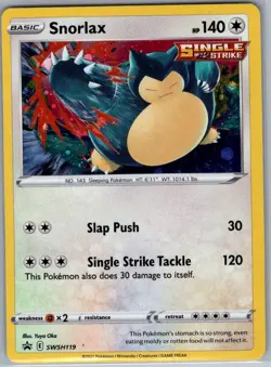 Snorlax - SWSH119 Holo SWSH: Sword & Shield Promo Cards - Pokemon Card - NM - Image 1
