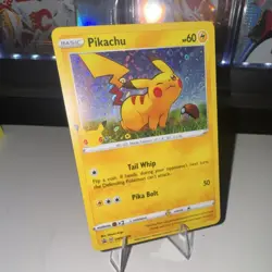 Pokemon Pikachu BW54 Black & White Promo Holo Basic 60 HP English TCG Card - Image 1