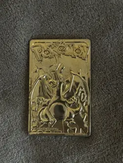 Charizard 1999 Burger King Vintage 23 Karat Gold Plated Card - Image 1