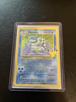 Pokemon TCG Blastoise Celebrations: Classic Collection 2/102 Holo Holo Rare - Image 1