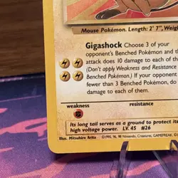 Pokemon Card - Raichu Fossil 29/62 Rare NM - Image 2
