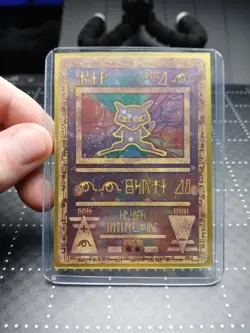 Pokemon TCG Ancient Mew (2000) Movie Holo Promo W/ League Card - NM - Image 5