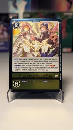 Digimon Card Game - Unique Emblem: Narrative Ronde - P-229 - Promotion NM - Image 1