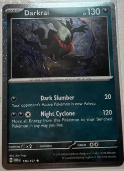 Darkrai (Cosmos Holo) 136/197 Miscellaneous Cards & Products Holo NM - Image 1