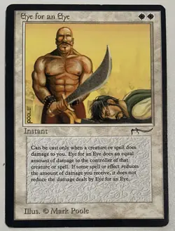 Magic The Gathering MTG EYE FOR AN EYE Arabian Nights! - Image 1