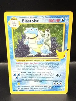 Pokemon TCG Blastoise Celebrations: Classic Collection 2/102 Holo Holo Rare - Image 2