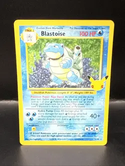 Pokemon TCG Blastoise Celebrations: Classic Collection 2/102 Holo Holo Rare C - Image 2