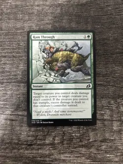 MTG 1x Ram Through x1 LP Ikoria: Lair of Behemoths - Image 1