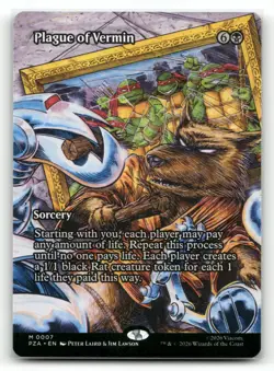 Plague of Vermin (Borderless) #7 Teenage Mutant Ninja Turtles - Image 1