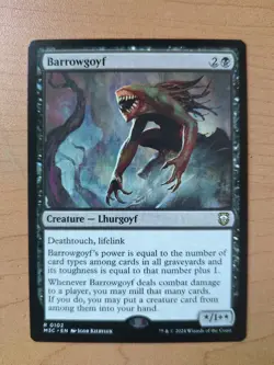 MTG Barrowgoyf 102 NM Commander Modern Horizons 3 Non Foil Rare - Image 1