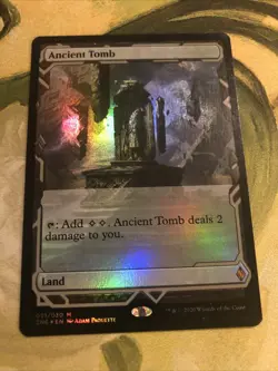 Magic The Gathering MTG - Ancient Tomb - Zendikar Rising Expeditions Foil LP - Image 1