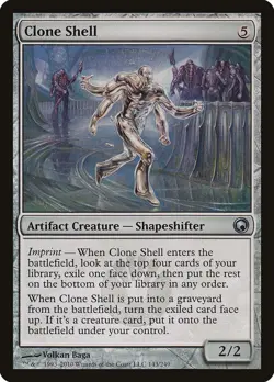 Clone Shell [Scars of Mirrodin] Magic MTG - Image 1