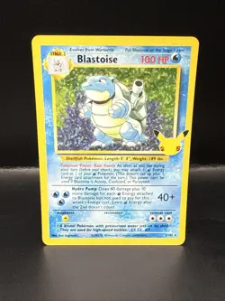 Pokemon TCG Blastoise Celebrations: Classic Collection 2/102 Holo Holo Rare E - Image 2