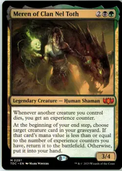Meren of Clan Nel Toth 297 Mythic Commander: Tarkir: Dragonstorm Near Mint - Image 2