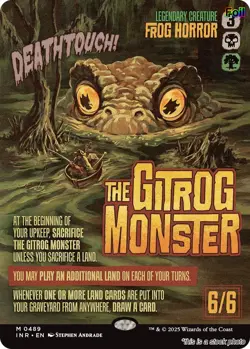 The Gitrog Monster (Showcase) [INR - 489] - NM [Foil] TCG MTG - Image 1