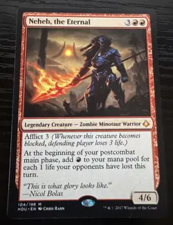 Neheb, the Eternal - Hour of Devastation Magic the Gathering MTG - Image 1