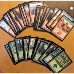 Vintage Old 93/97 Border Basic Land Lot 100+ MTG Magic The Gathering LP/MP *READ - Image 3