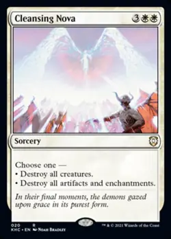 Cleansing Nova [Kaldheim Commander] Magic MTG - Image 1