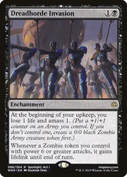 Dreadhorde Invasion Normal R War of the Spark 86 NM - Image 1