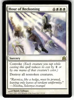 Hour of Reckoning 15 Rare Commander Magic: The Gathering Near Mint - Image 1