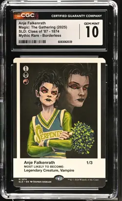 ANJE FALKENRATH Secret Lair Mythic CGC 10 MTG [Nostalgium] - Image 1