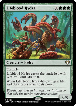 Lifeblood Hydra [Commander Masters] Magic MTG - Image 1