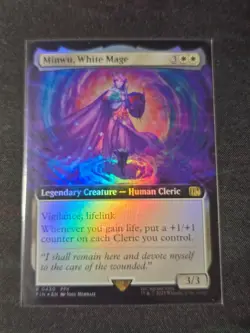 Minwu, White Mage (Extended Art) - R FIN FINAL FANTASY 430 NM - Image 1