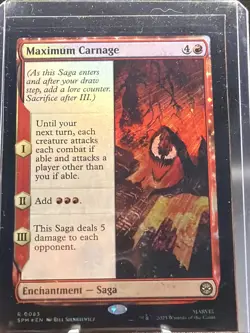 Maximum Carnage 0083 Foil Marvel's Spider-Man Magic The Gathering - Image 2