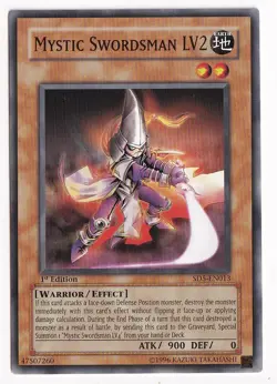 Mystic Swordsman LV2 SD5-EN013 Structure Deck: Warrior's Triumph 1st Edition - Image 1