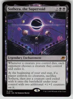 Sothera, the Supervoid Mythic Edge of Eternities 115 MTG Near Mint 2025 - Image 1