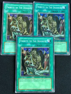 YUGIOH TRIBUTE TO THE DOOMED MRD-057 SUPER X3 (HP) - Image 1