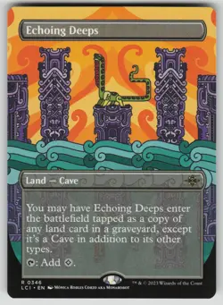 Echoing Deeps (Borderless) Normal R The Lost Caverns of Ixalan 346 NM - Image 1
