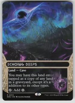 Echoing Deeps (0013) (Borderless) Edge of Eternities: Stellar Sights 13 MTG NM - Image 1