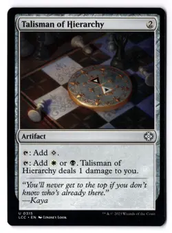 Talisman Of Hierarchy NM* Commander: The Lost Caverns Of Ixalan 0315 -UnltdCards - Image 1