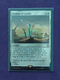 Promise of Loyalty (Surge Foil) #249 (NM) Final Fantasy FIC Magic MTG - Image 1