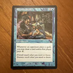 MTG - Rhystic Study - Prophecy - Regular - NM - Never Played - Image 1