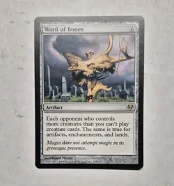 UNPLAYED M/NM Ward of Bones Eventide NM EDH CUBE VTG - Image 1