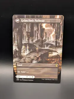 MTG - Brightclimb Pathway/Grimclimb Pathway - BORDERLESS - Land (W/B) - ZNR #285 - Image 2