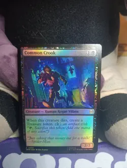 Common Crook #0053 Foil Marvel's Spider-Man MTG Common NM - Image 1