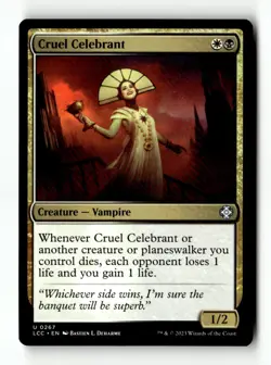 Cruel Celebrant 267 Commander: The Lost Caverns of Ixalan MTG NM - Image 1