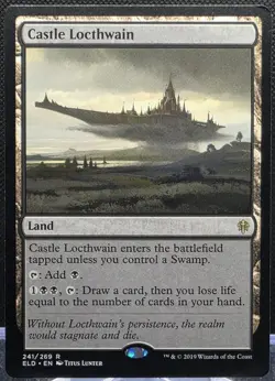 Castle Locthwain #241 (NM) Throne of Eldraine ELD Magic MTG - Image 1