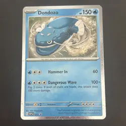 Dondozo 012 Cosmos Holo Scarlet And Violet Black Star Promo Pokemon TCG NM 2023 - Image 1