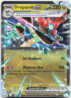 Dragapult ex 073/131 Holo Double Rare Prismatic Evolutions Pokemon Holo NM/M - Image 1
