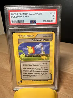 The Pokemon Company Pokemon Park 131/147 Aquapolis PSA 5 Trainer - Image 1