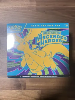 Pokemon TCG Mega Evolution: Ascended Heroes Elite Trainer Box ETB 9 Packs - Image 1