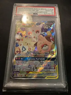 ✨Pokemon S&M Small But Mighty, Tag Team, Togepi, Cleffa & Igglypuff GX, PSA 10✨ - Image 4