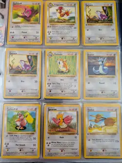 Vintage Pokemon Card Binder Lot 250+ cards shadowless / 1st Edition / holo - Image 4