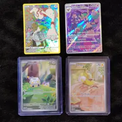 Pokemon Nintendo Sword & Shield Smeargle Togedemaru Yamper Lot of 4 Holo English - Image 1