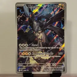 Pokemon N's Zekrom MEP 021 Full Art Promo Holo Dragon Basic 130 HP Card 2026 - Image 1