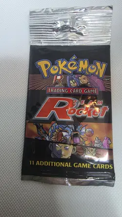 🚀💀 Pokemon Team Rocket Booster Pack 💀🚀✨ Unlimited Edition • Vintage WOTC - Image 2